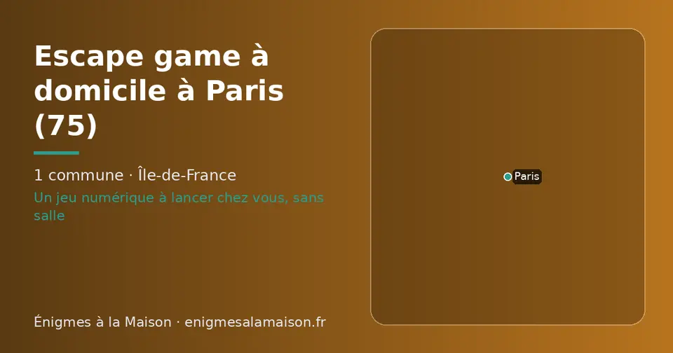 Carte schématique des 1 commune de Paris présentées sur ce site