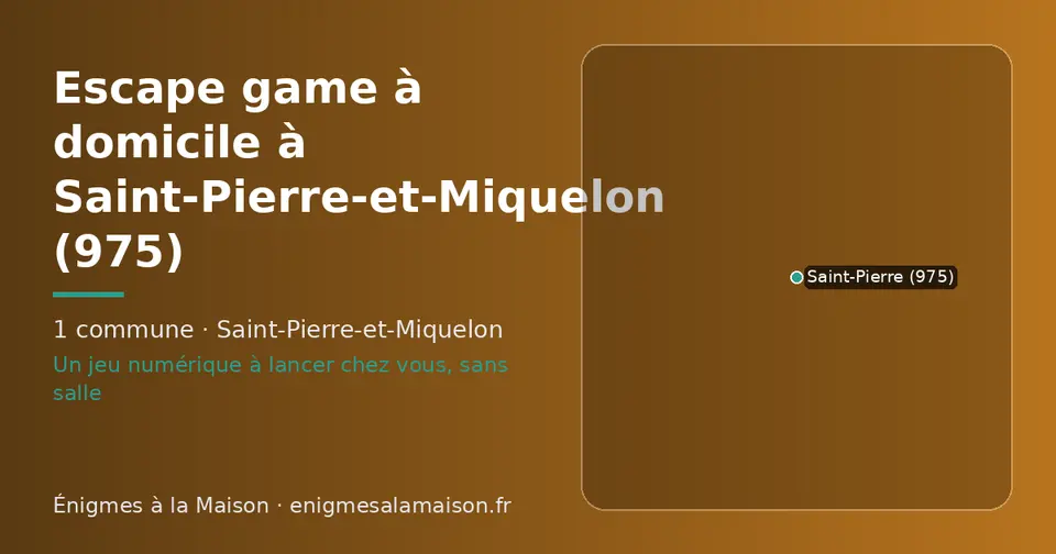 Carte schématique des 1 commune de Saint-Pierre-et-Miquelon présentées sur ce site