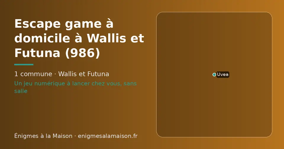 Carte schématique des 1 commune de Wallis et Futuna présentées sur ce site