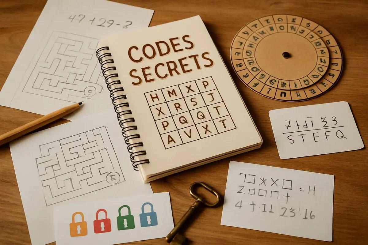 Codes secrets pour escape game : photo d'illustration